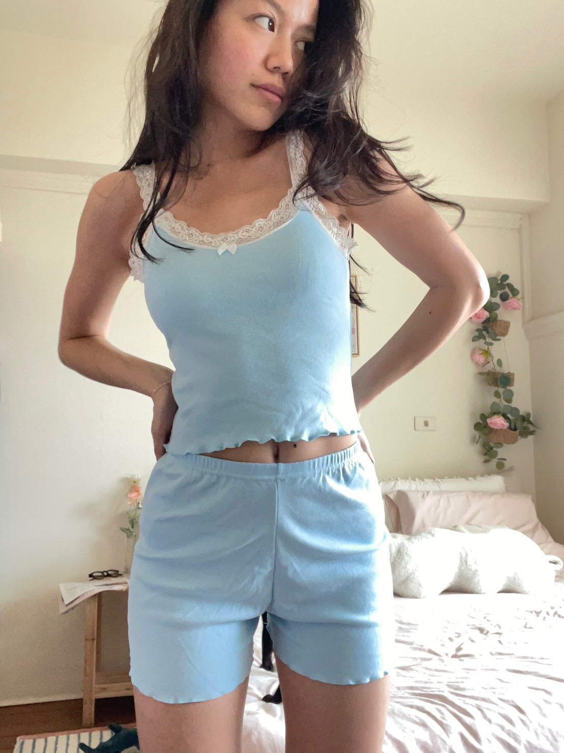 ☁️超舒服美式慵懶背心套裝🧁