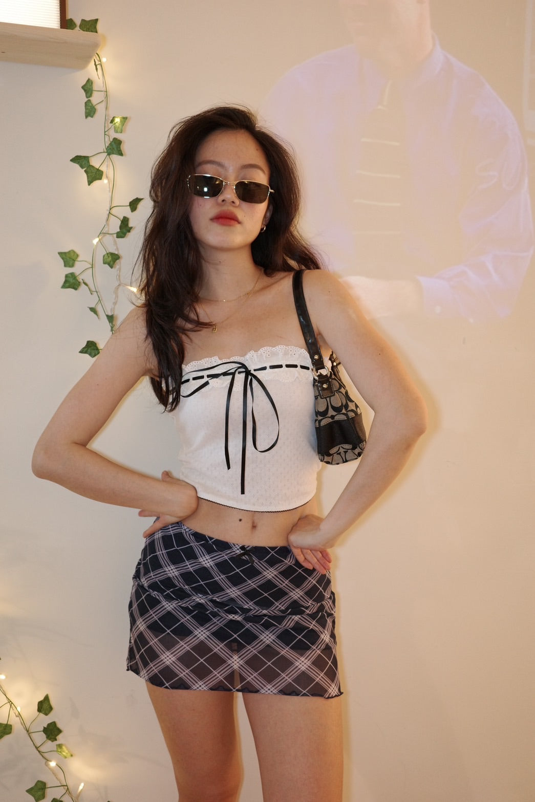 📺本期必買!!超級復古📸辣妹格紋短裙♥️
