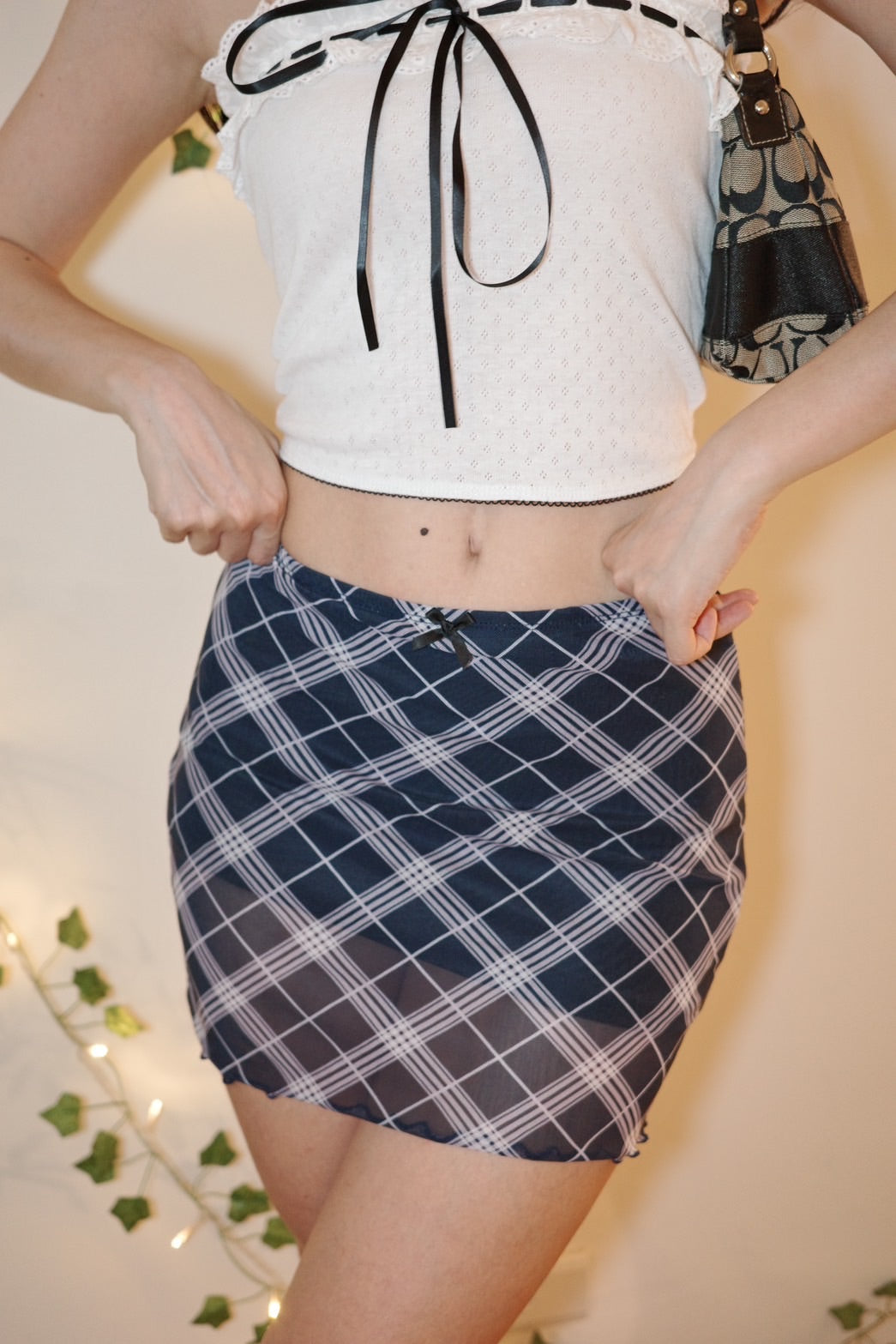📺本期必買!!超級復古📸辣妹格紋短裙♥️