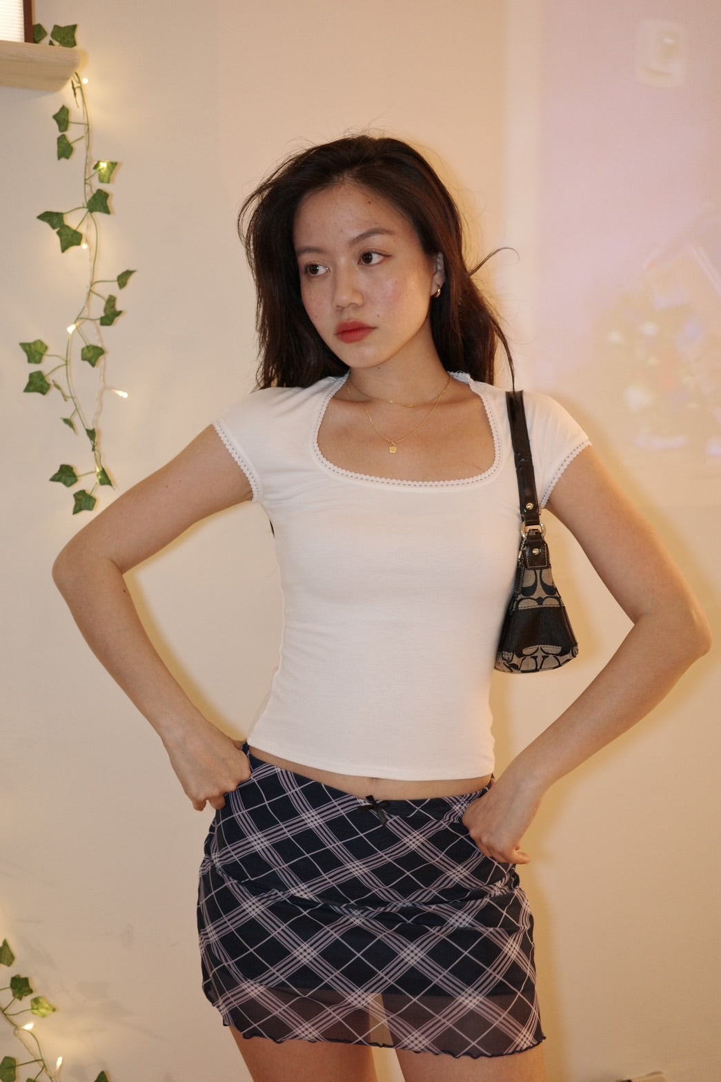 📺本期大必買!!超級好看美式辣妹方領上衣☕️(包色款!!