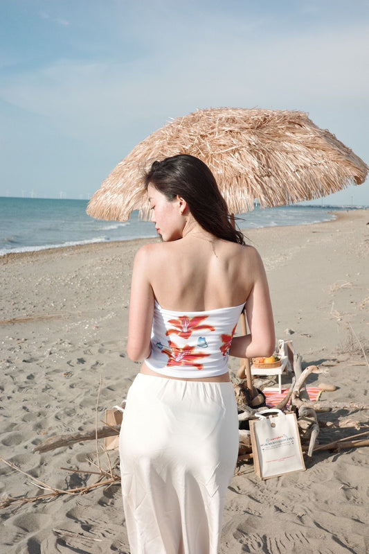 floral tube top 🌺