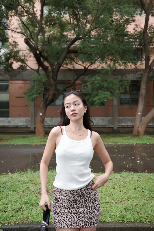 ♥️☁️超百搭美式慵懶細削肩背心