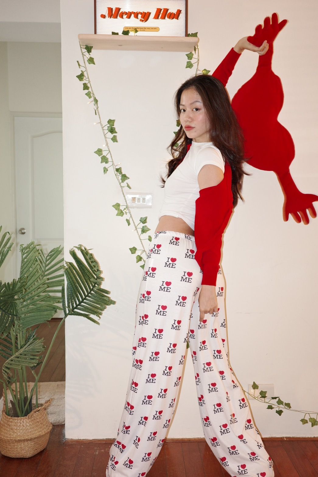 PJ๐ฅจ๐บ๐ฟ่ถ
ๅฟ
่ฒท่ๆ็็พๅผ้ซๆ กๆ2000s Iโฅ๏ธ ME PJ Pants๐งโ๏ธ
