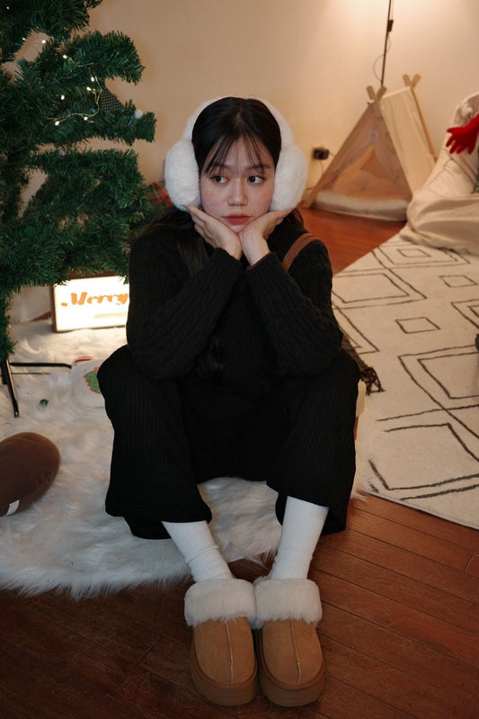 🍂秋冬好搭鞋!!超級舒服好看雪靴拖鞋!!🧸❄️尺寸齊全!!