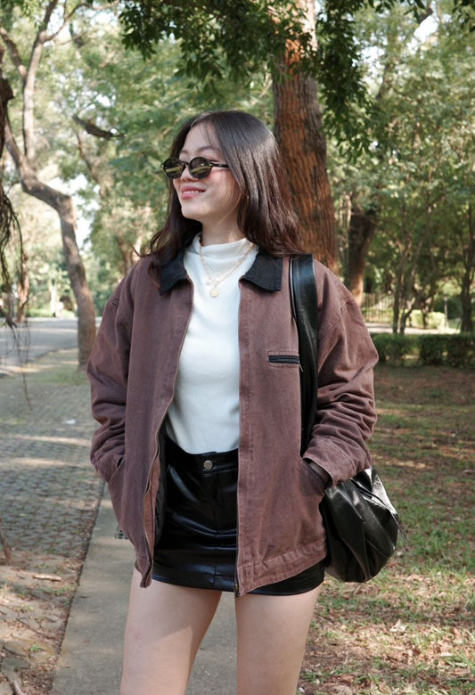 🍫🎱超必買!!好看爆炸厚鋪棉翻領夾克外套(兩色!!⭐️