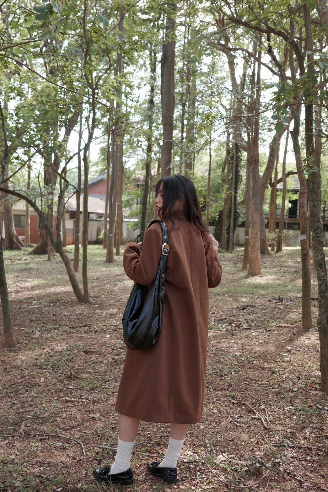 🧥質感超好重磅厚鋪棉咖啡色大衣外套🥨🫎