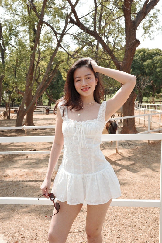 法式復古田園𝑪𝒐𝒕𝒕𝒂𝒈𝒆𝒄𝒐𝒓𝒆 𝑳𝒂𝒄𝒆馬甲短洋🕊️🧺