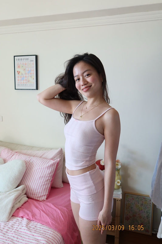 🎀粉嫩Y2K睡衣套裝💗