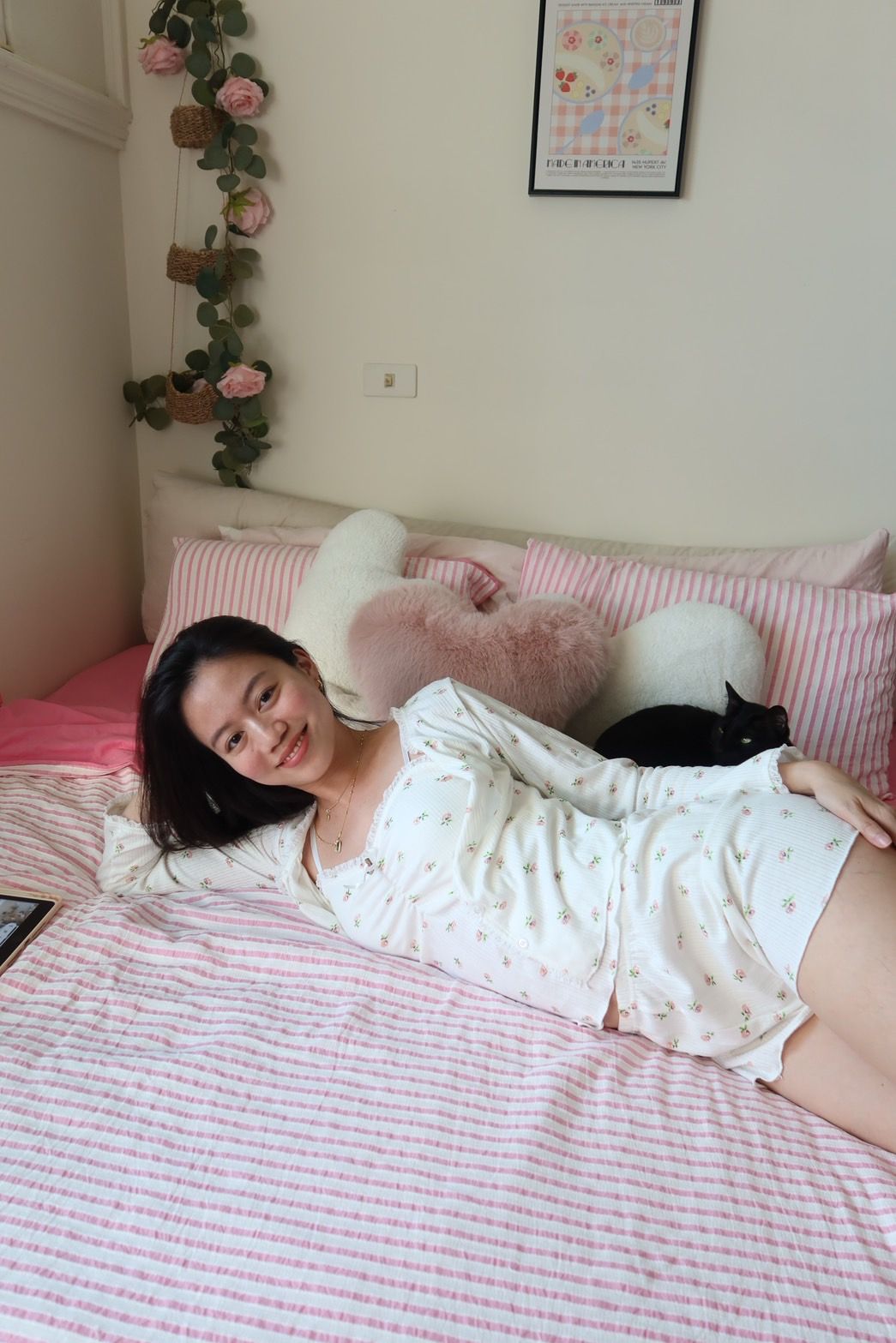 本期超必買!! 🌷帶胸墊睡衣四件套🛏️🧸