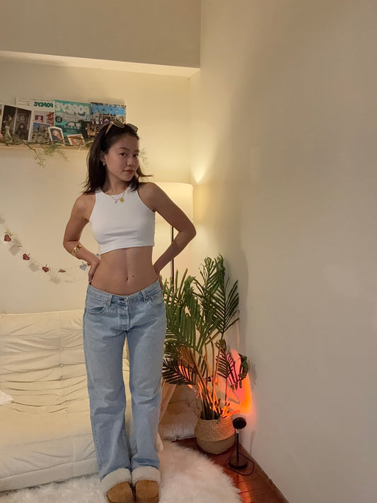 沖繩挖寶🇯🇵Levis美式復古淺藍色直筒牛仔褲牛仔👖