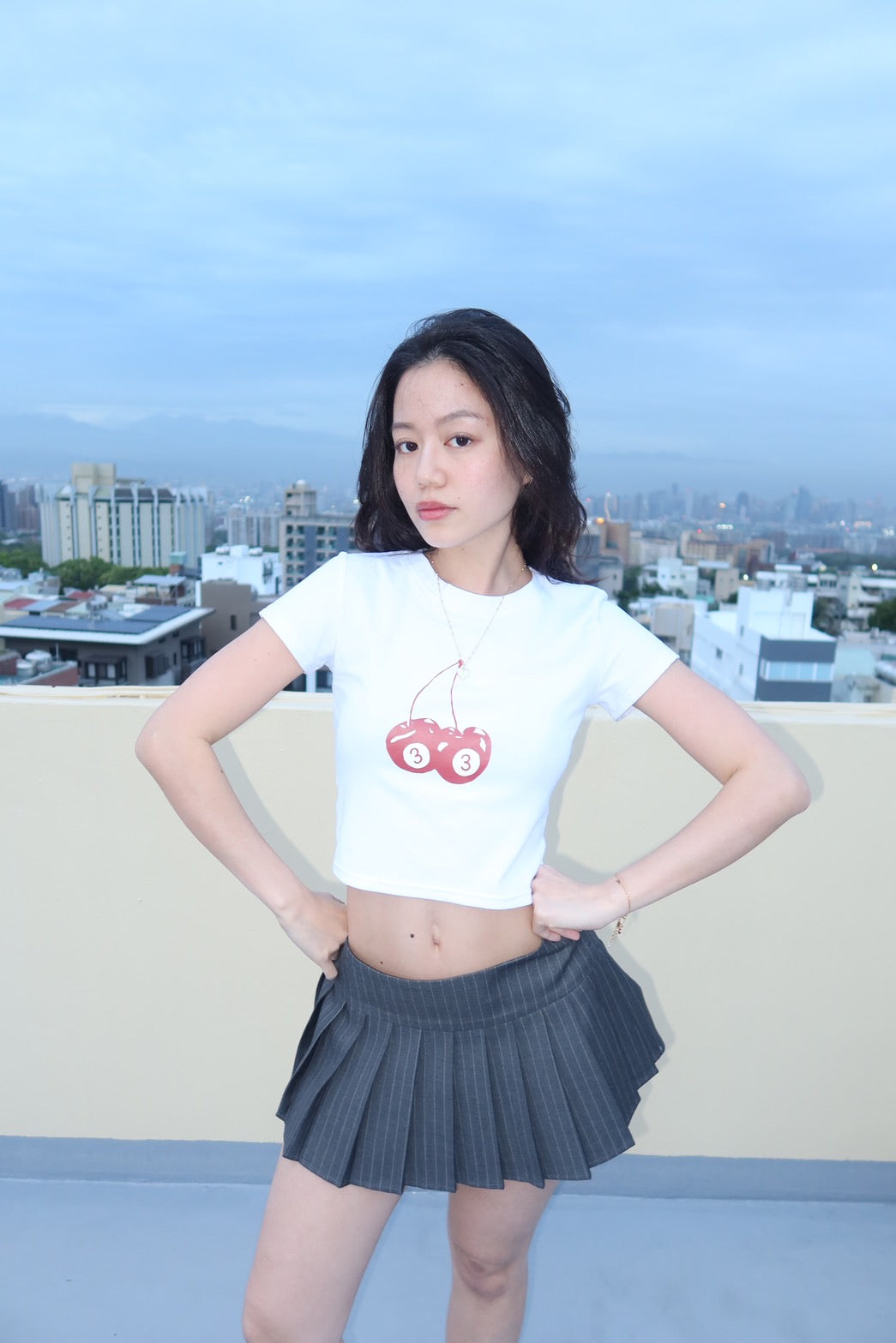 Cherry mood ๐็ญๆฟy2kไธ่กฃ