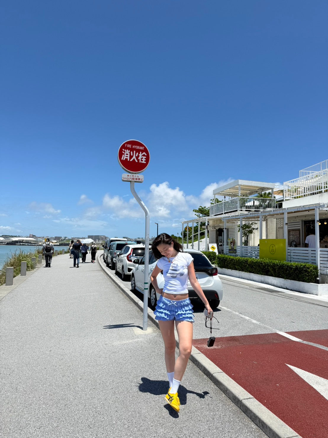 本期超級大必買!!超可愛夏日藍格紋🩵泡泡短褲裙🫧🐚