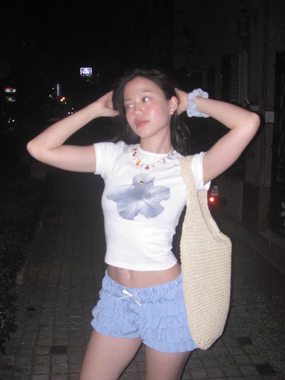 本期超級大必買!!超可愛夏日藍格紋🩵泡泡短褲裙🫧🐚