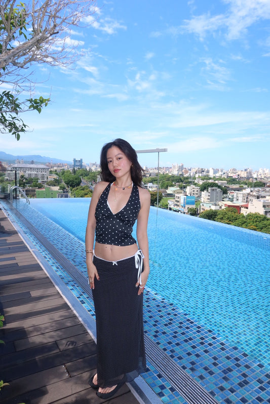 本期必買🎱polka dot 超舒服半身長裙🎀