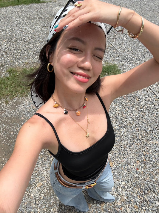 Dotty Retro Scarf 🎱🥐