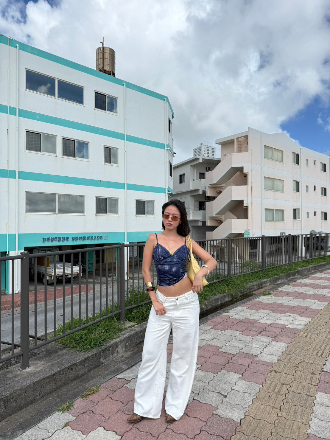 美式直筒白色🤍低腰牛仔褲🫧