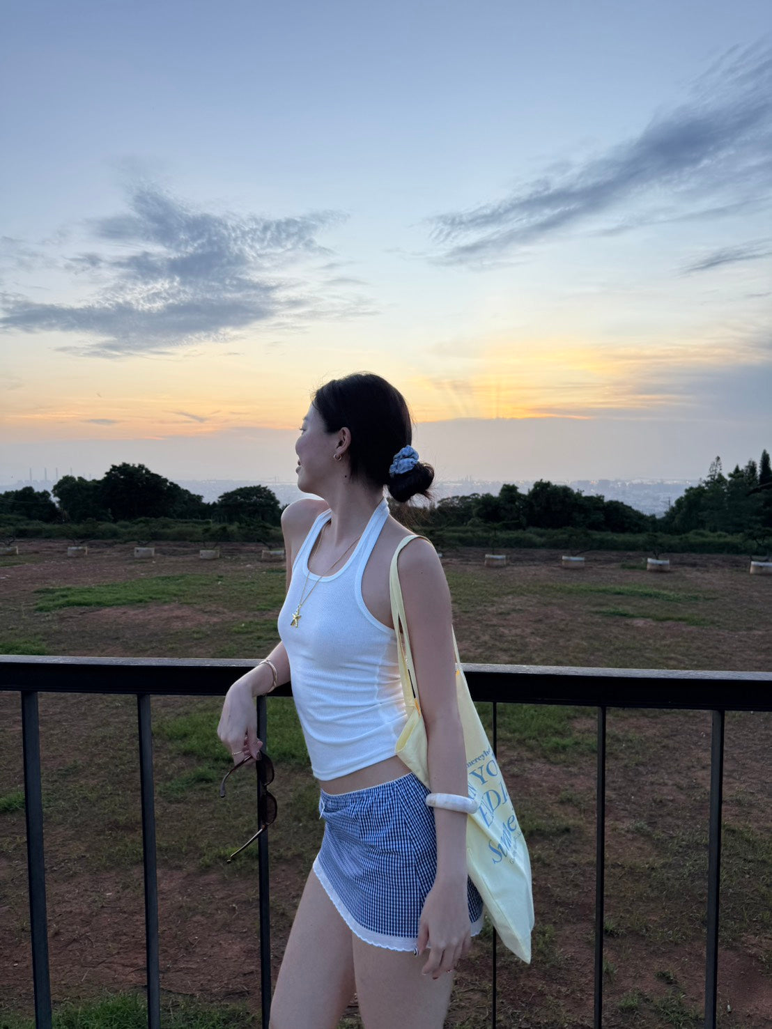美式復古田園🧺花邊可愛小短裙🫐🤍