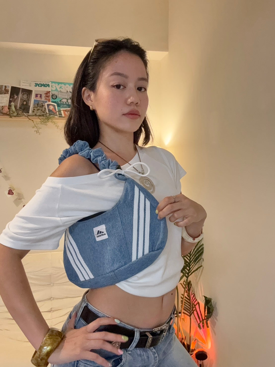 🇹🇭泰製愛迪達👖牛仔系列remake肩背包⭐️