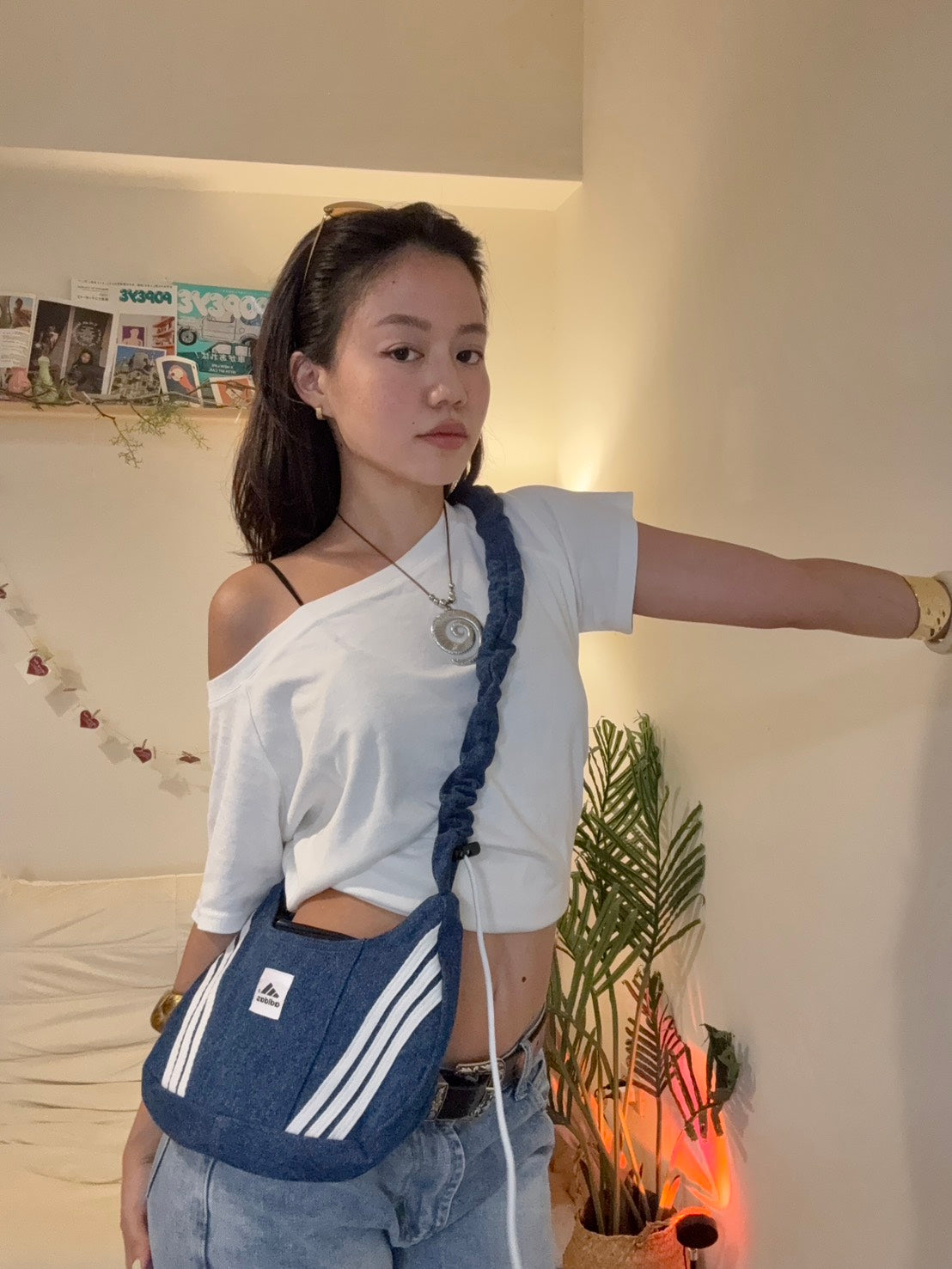 🇹🇭泰製愛迪達👖牛仔系列remake肩背包⭐️