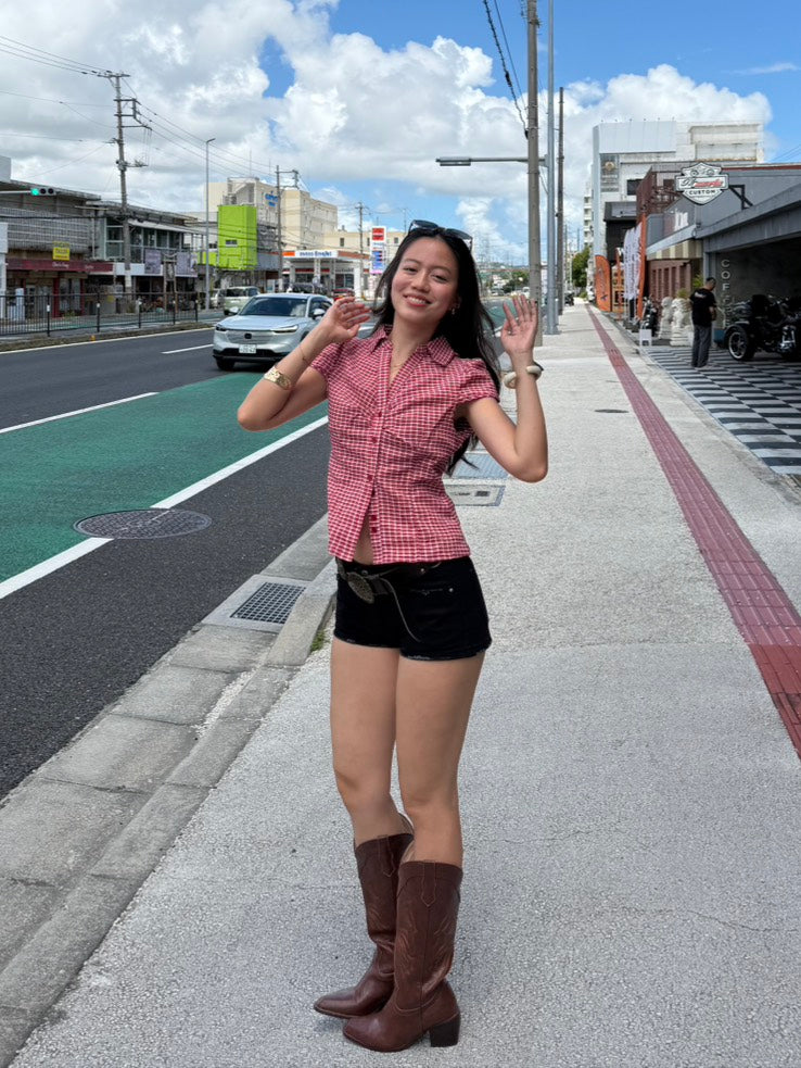 本期大必買!!超好看美式復古低腰牛仔短褲🤤⭐️🎱