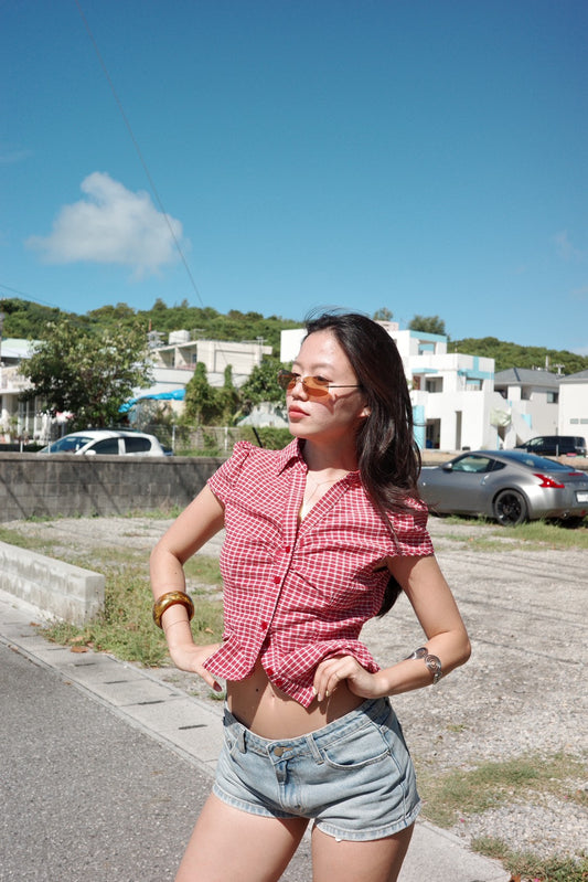 本期大必買!!超好看美式復古低腰牛仔短褲🤤⭐️🫐