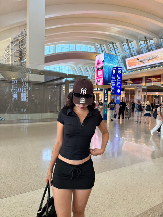 必買⭐️美式學院百搭polo領短踢☕️📖