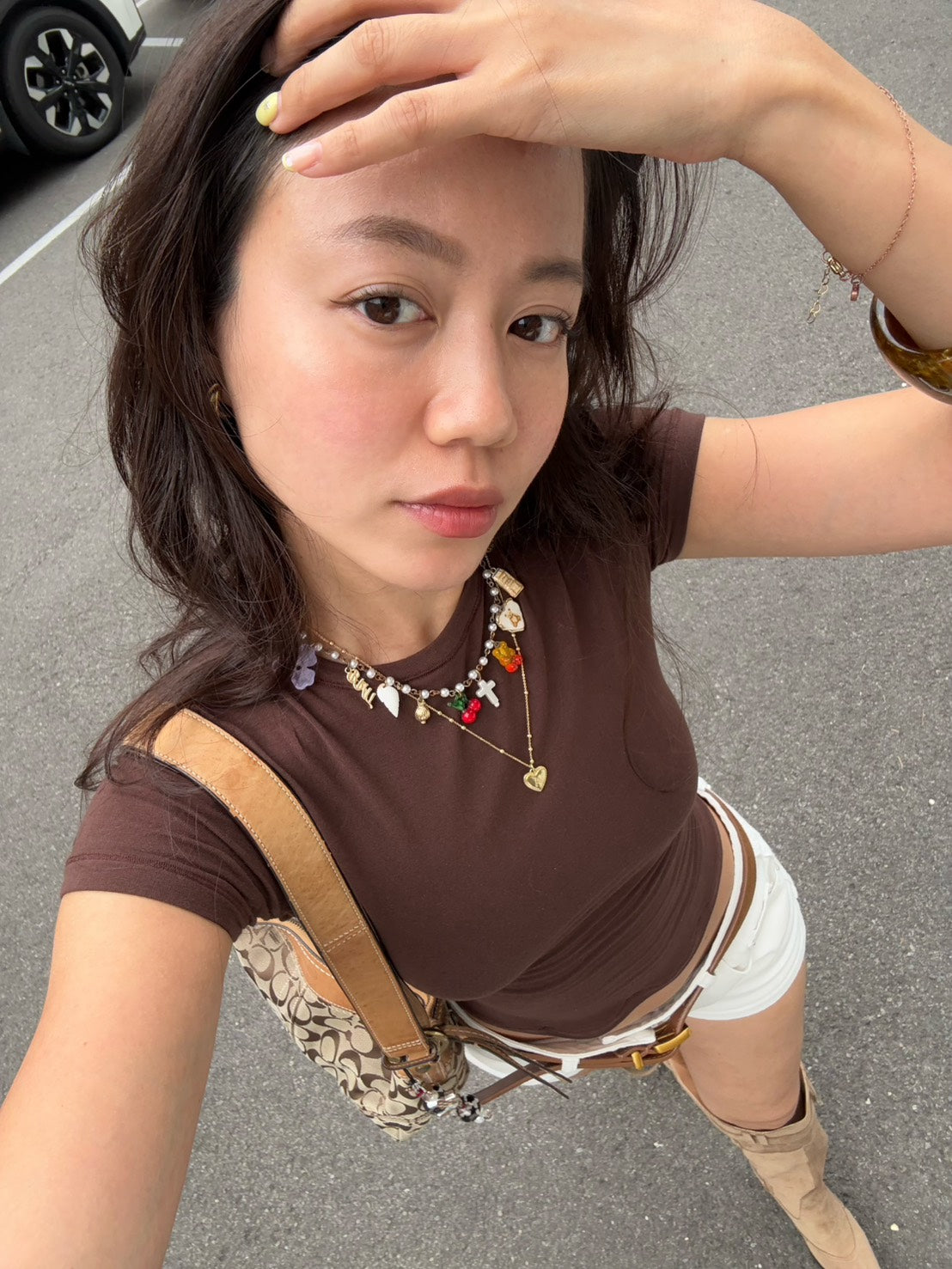 必買⭐️新款縮腰棉質正肩踢☁️💌