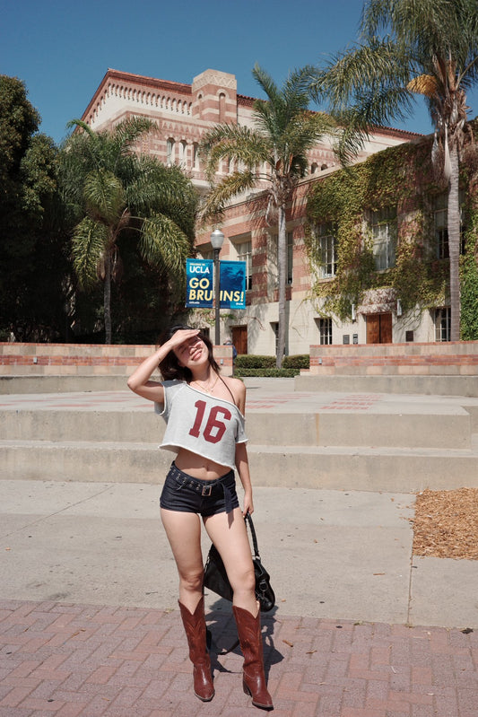 辣翻❤️🔥美式辣妹深藍色極短牛仔褲⭐️