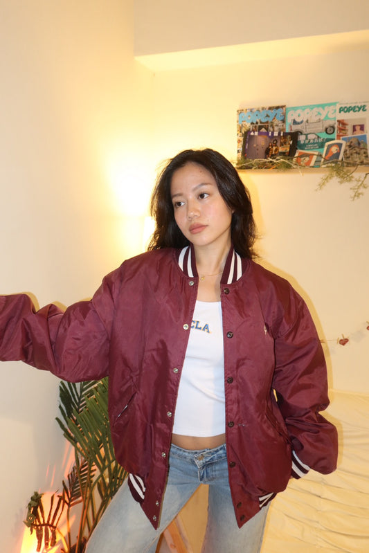 128th Air Refueling wing 酒紅色美製🇺🇸教練外套✈️