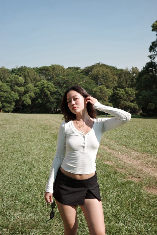 百搭🖤美式復古低腰辣妹黑色超安全西裝短裙🎥♟️