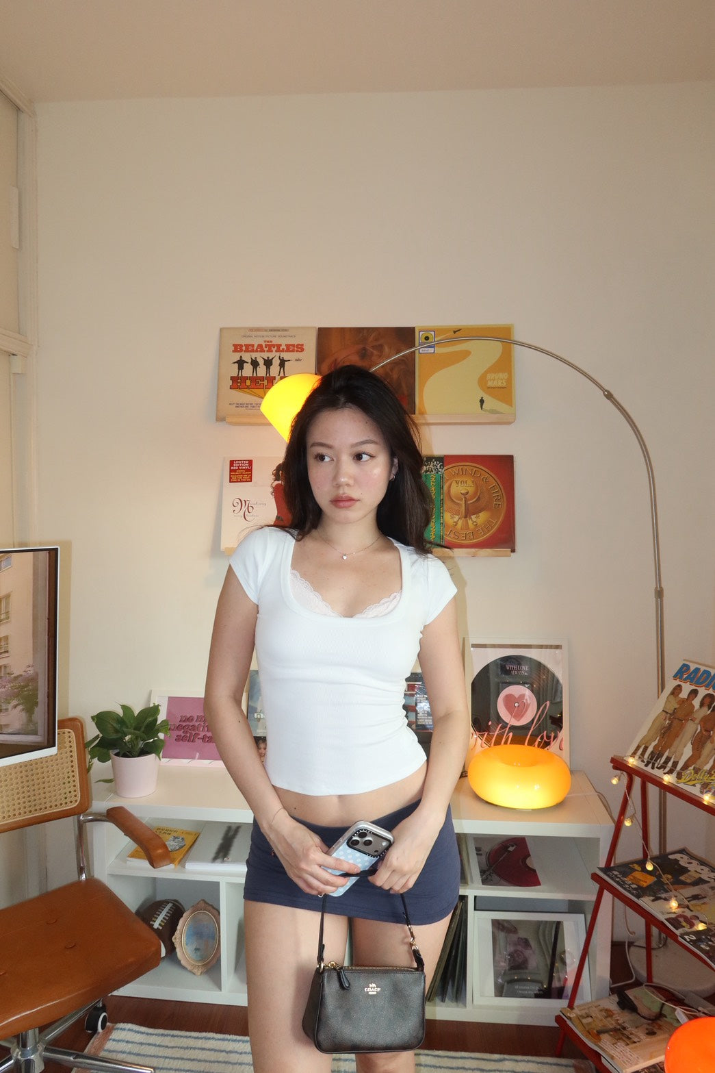 本期必買⭐️𝒔𝒐𝒇𝒕 𝒎𝒖𝒔𝒆 方領短版𝒕𝒆𝒆 🎀🤍