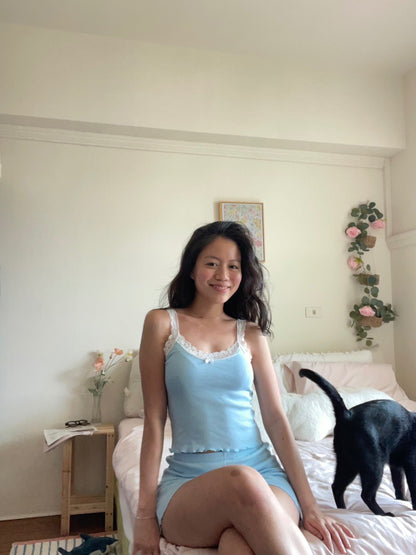 ☁️超舒服美式慵懶背心套裝🧁