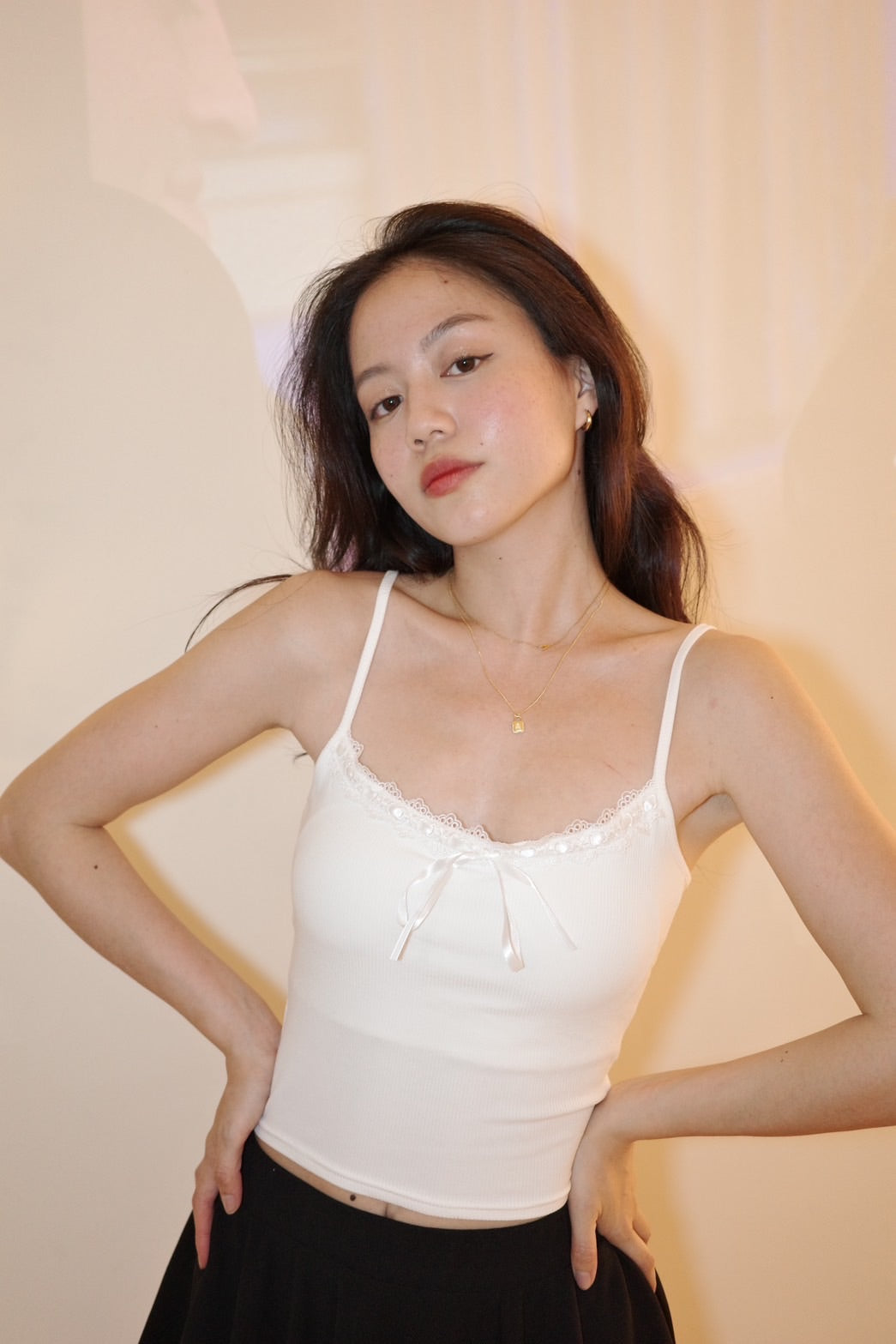 📺💗本期必買!!蕾絲蝴蝶結背心bratop🎀