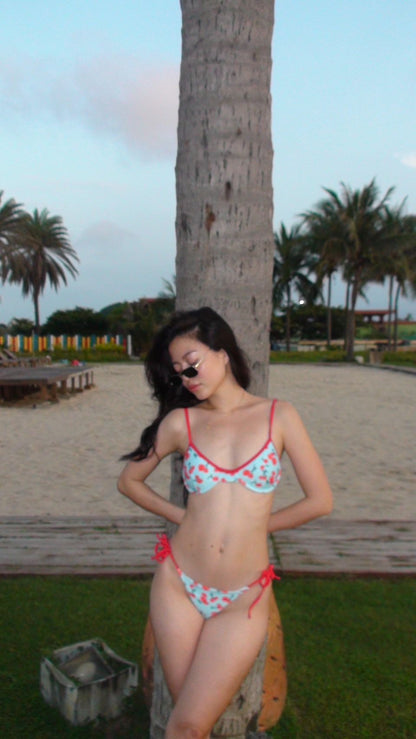 🍒必買!!辣妹櫻桃復古比基尼🏝️