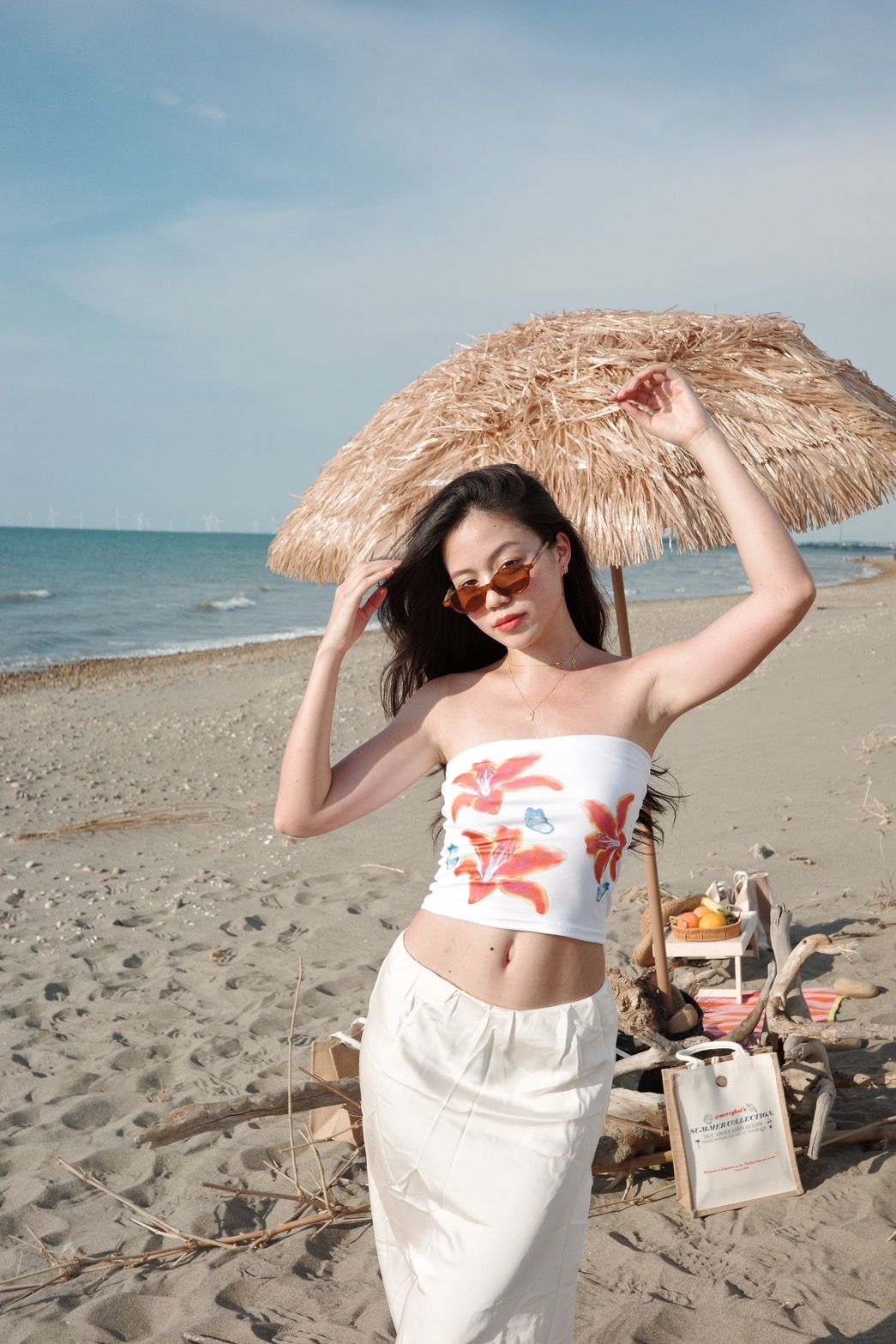floral tube top 🌺