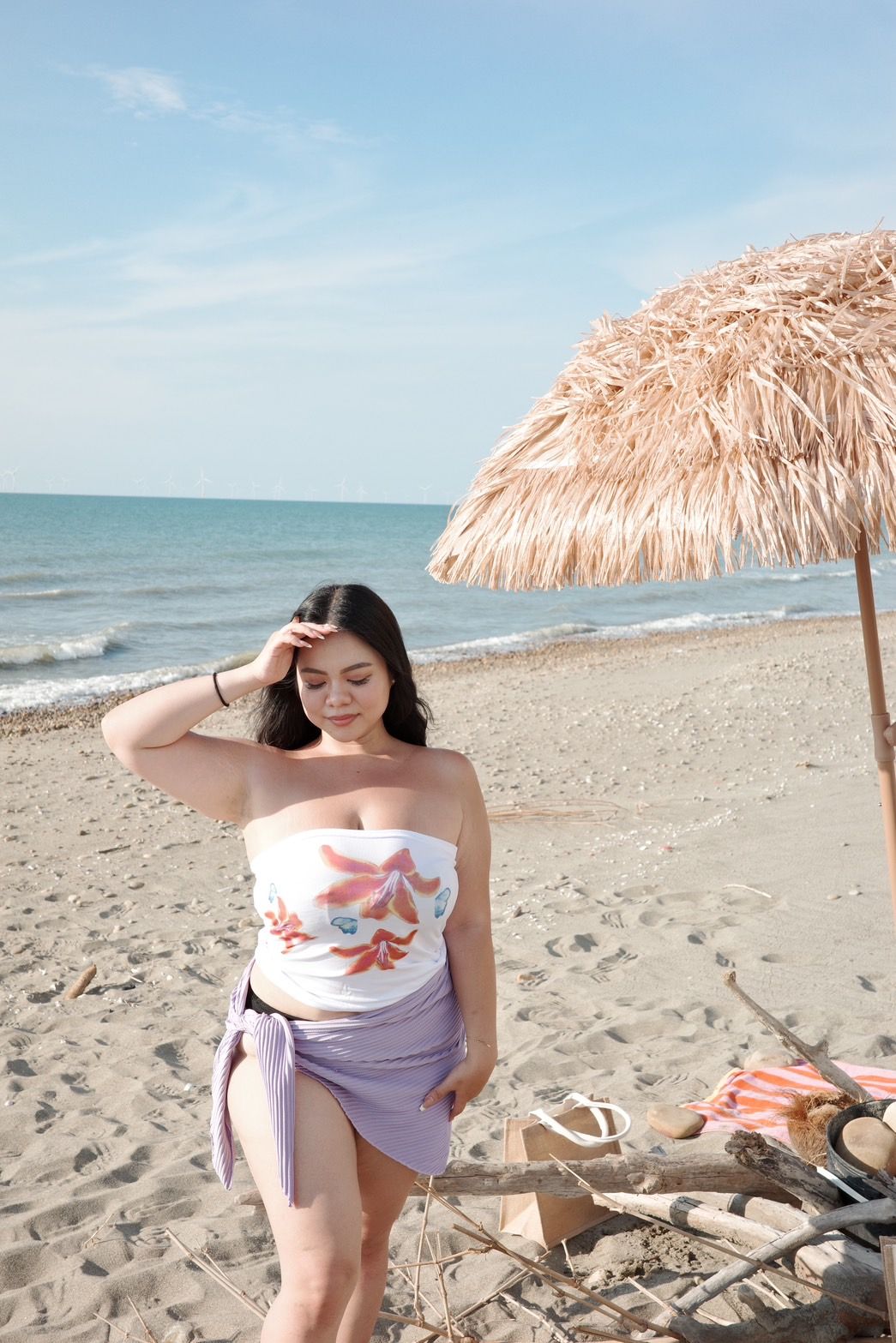 floral tube top 🌺
