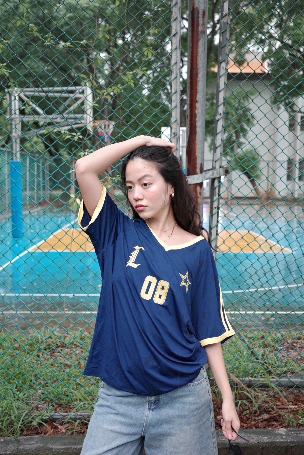 🏈♥️超好看V領美式復古球衣