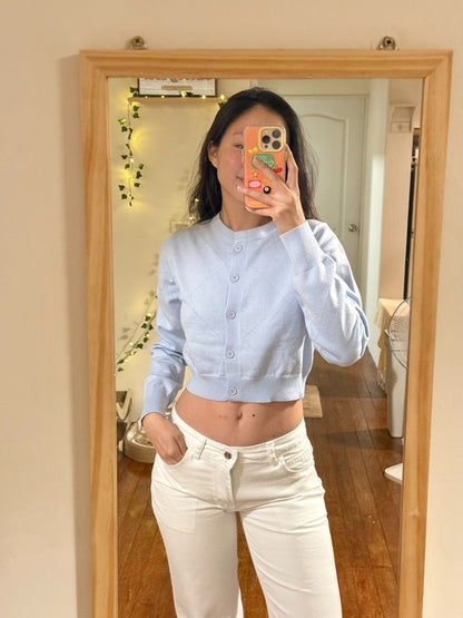 🍂早秋必備🥨歐美短板學院風薄款針織小外套☕️