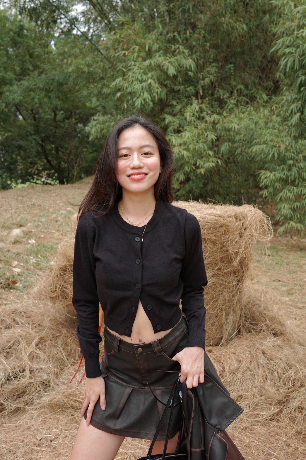 🍂早秋必備🥨歐美短板學院風薄款針織小外套☕️