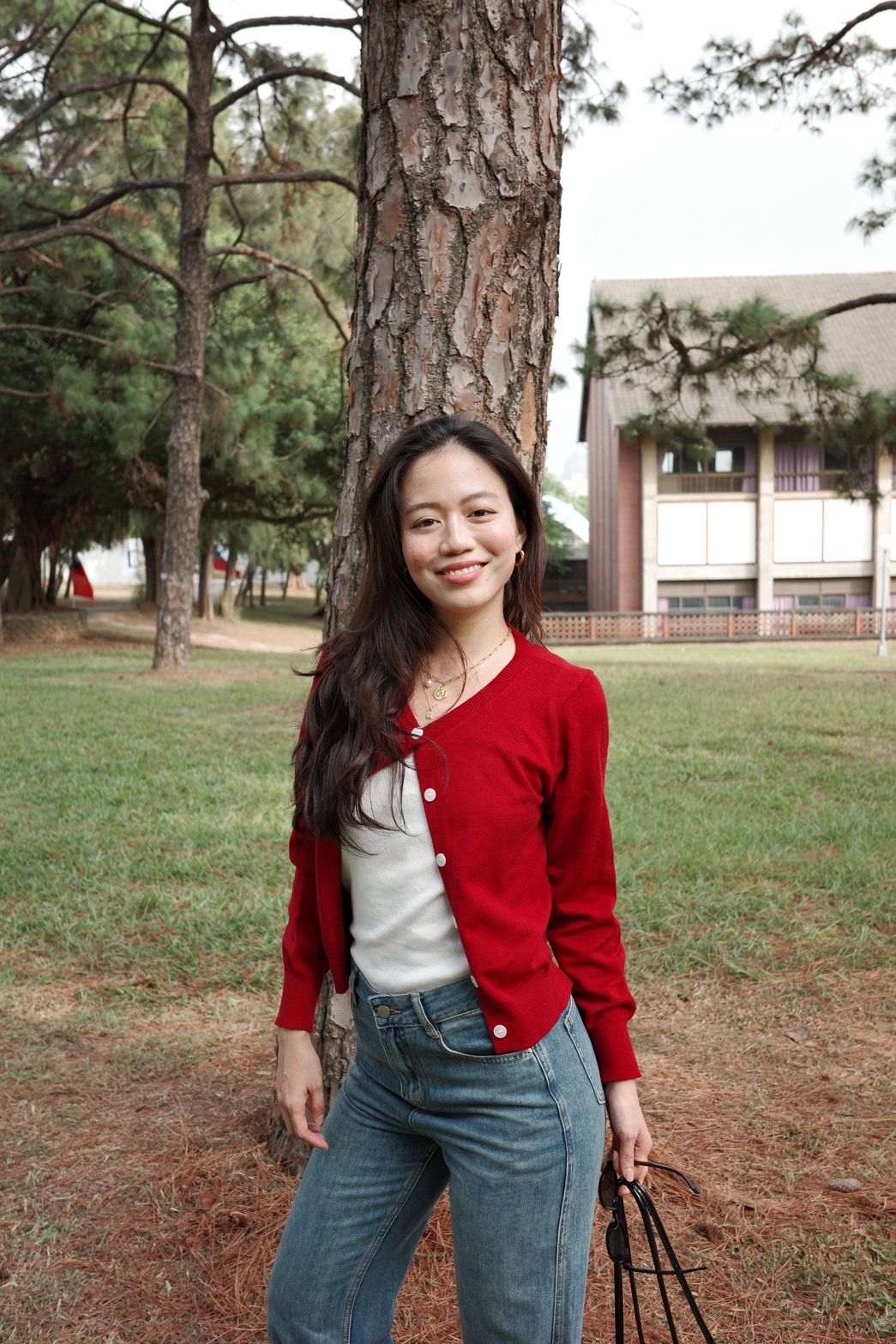 🍷百搭knit 🧶 sleeves 超親膚酒紅色針織外套🥨