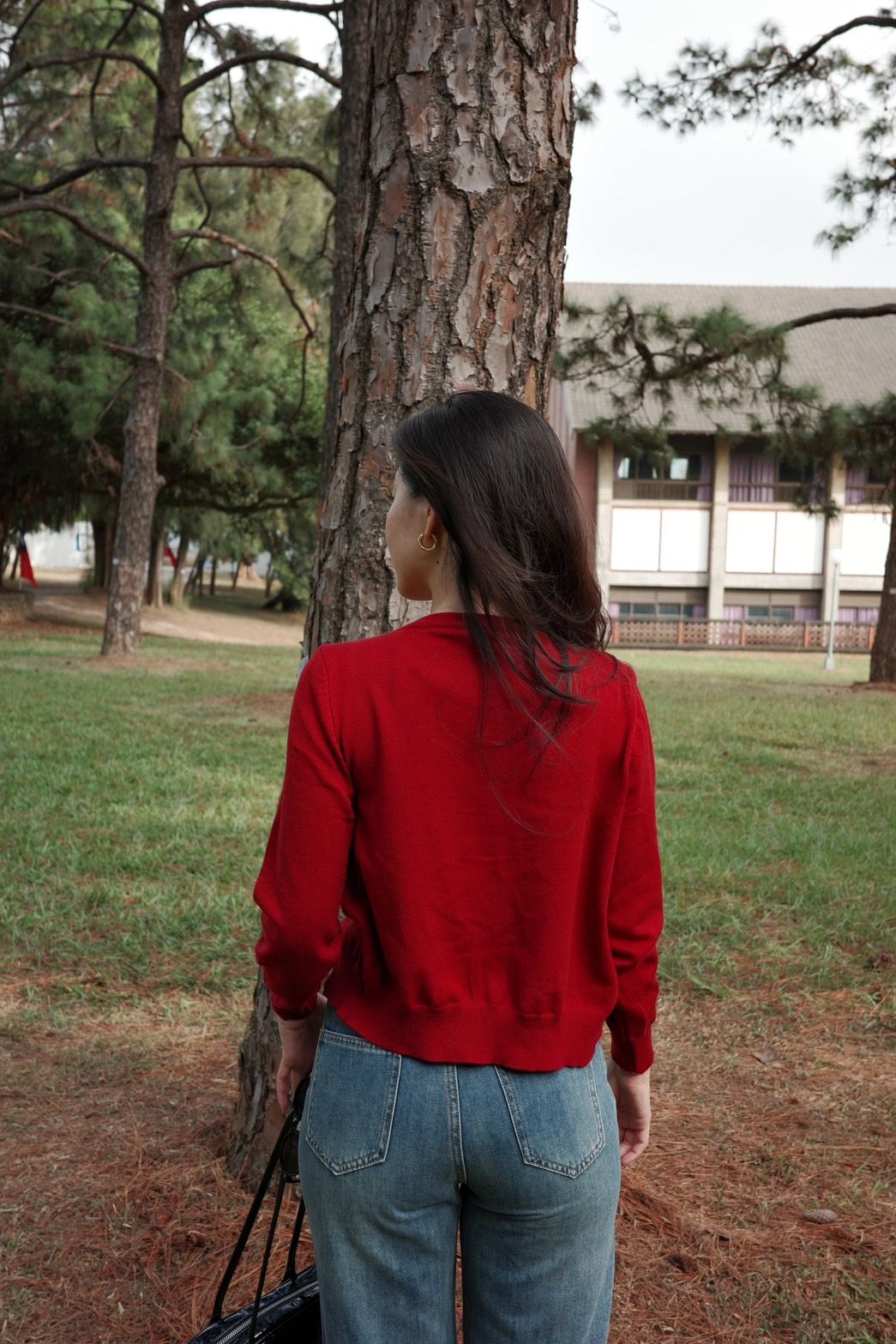 🍷百搭knit 🧶 sleeves 超親膚酒紅色針織外套🥨