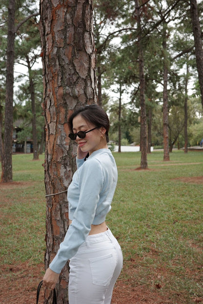 🍂早秋必備🥨歐美短板學院風薄款針織小外套☕️