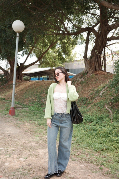 中藍色低腰牛仔褲微𝒃𝒂𝒈𝒈𝒚 𝒋𝒆𝒂𝒏𝒔👖