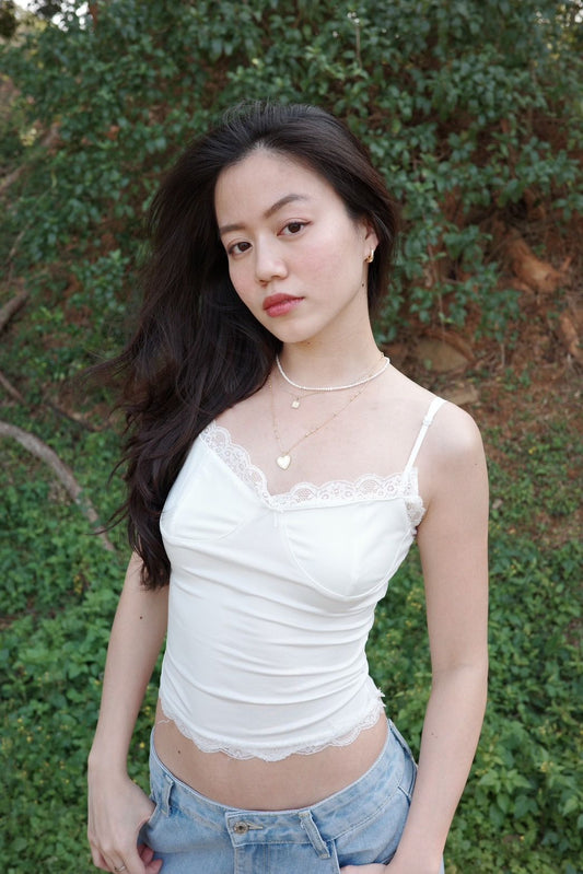 超美🕊️𝑳𝒂𝒄𝒆細肩小背心🐚