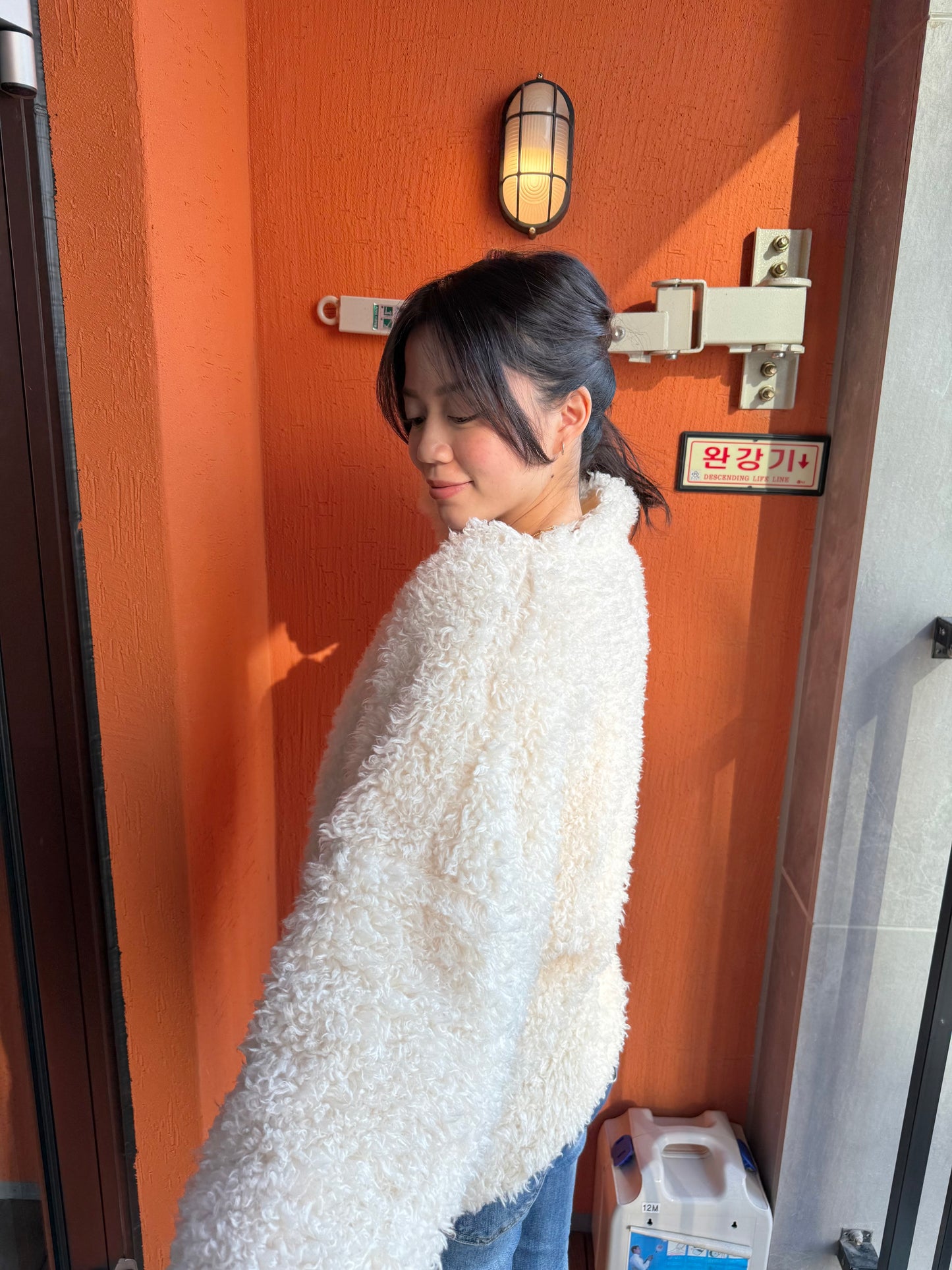 限量🔥🇰🇷𝐂𝐫𝐞𝐚𝐦 𝐂𝐮𝐫𝐥 𝐅𝐥𝐞𝐞𝐜𝐞 𝐉𝐚𝐜𝐤𝐞𝐭｜奶霜大毛毛外套🐑🧸