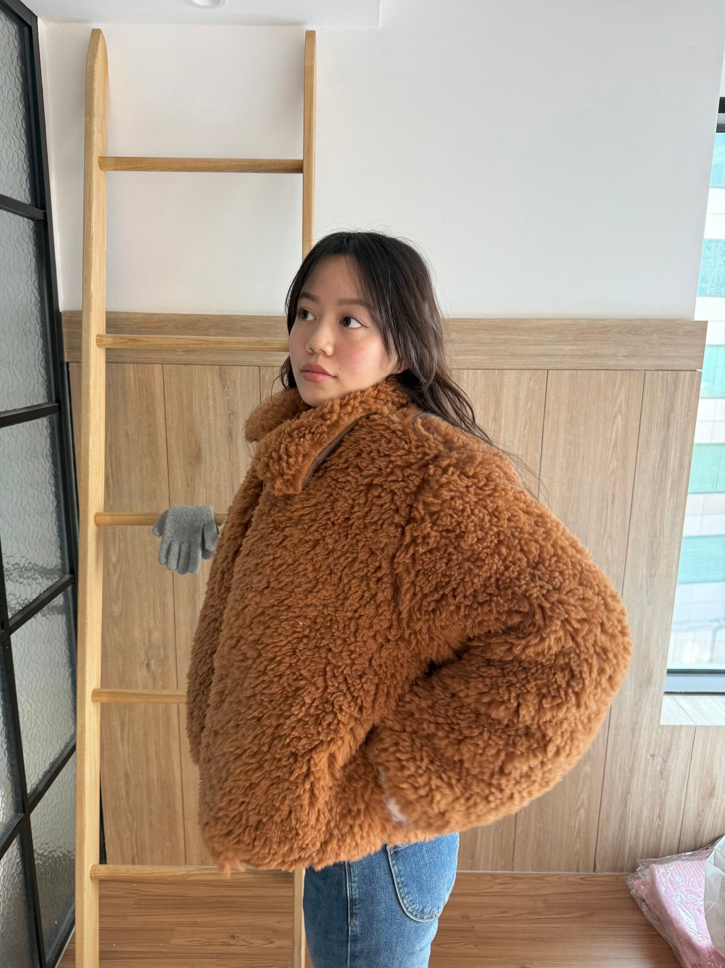 限量🔥 🇰🇷𝐓𝐞𝐝𝐝𝐲 𝐂𝐚𝐫𝐚𝐦𝐞𝐥 𝐉𝐚𝐜𝐤𝐞𝐭｜焦糖泰迪熊超厚毛毛拉鍊外套🧸🤎