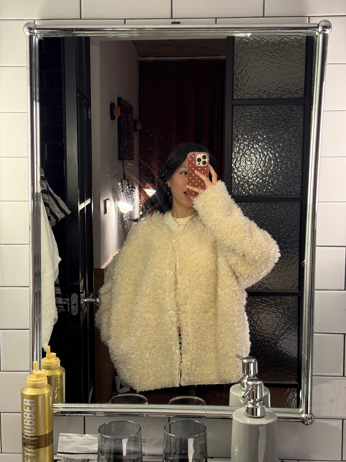 限量🔥🇰🇷𝐂𝐫𝐞𝐚𝐦 𝐂𝐮𝐫𝐥 𝐅𝐥𝐞𝐞𝐜𝐞 𝐉𝐚𝐜𝐤𝐞𝐭｜奶霜大毛毛外套🐑🧸