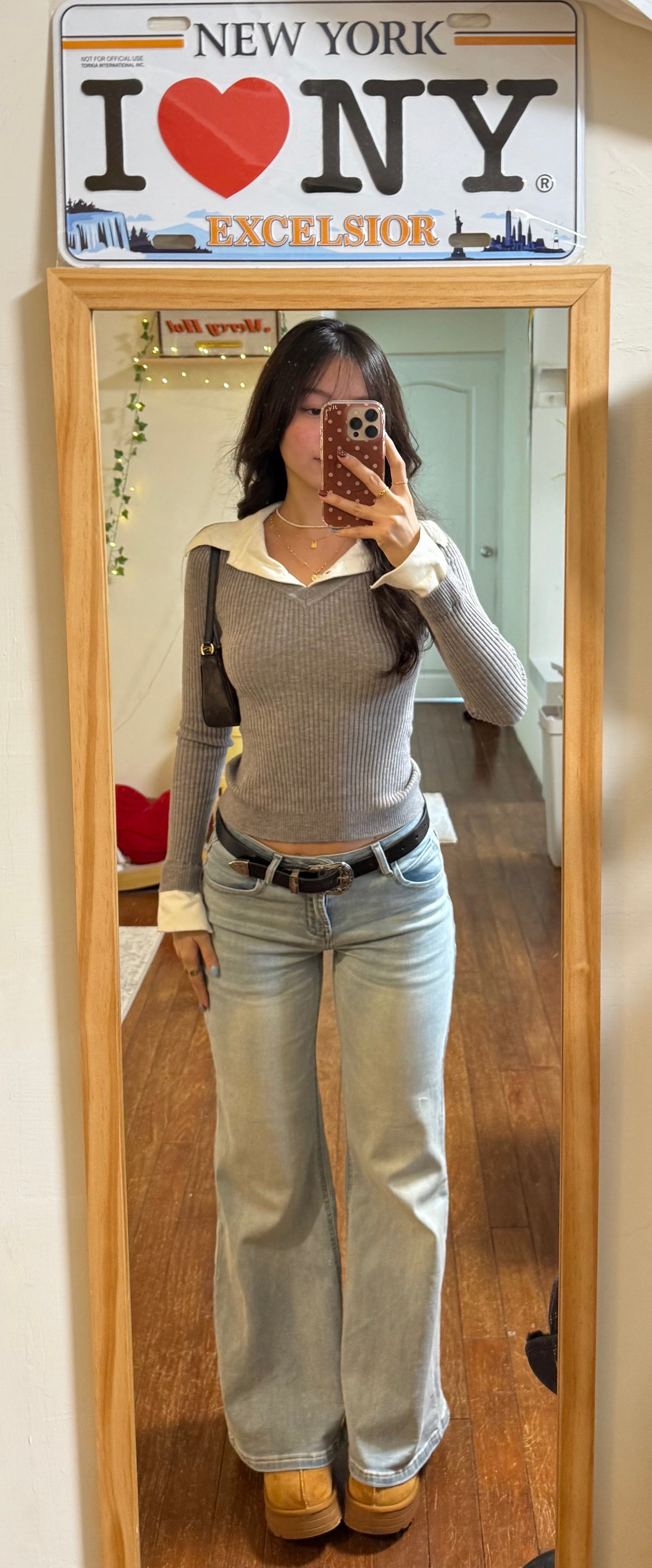 本期大必買!!📰🩶學院風𝐏𝐨𝐥𝐨領假兩件𝐊𝐧𝐢𝐭 𝐭𝐨𝐩🧶📖