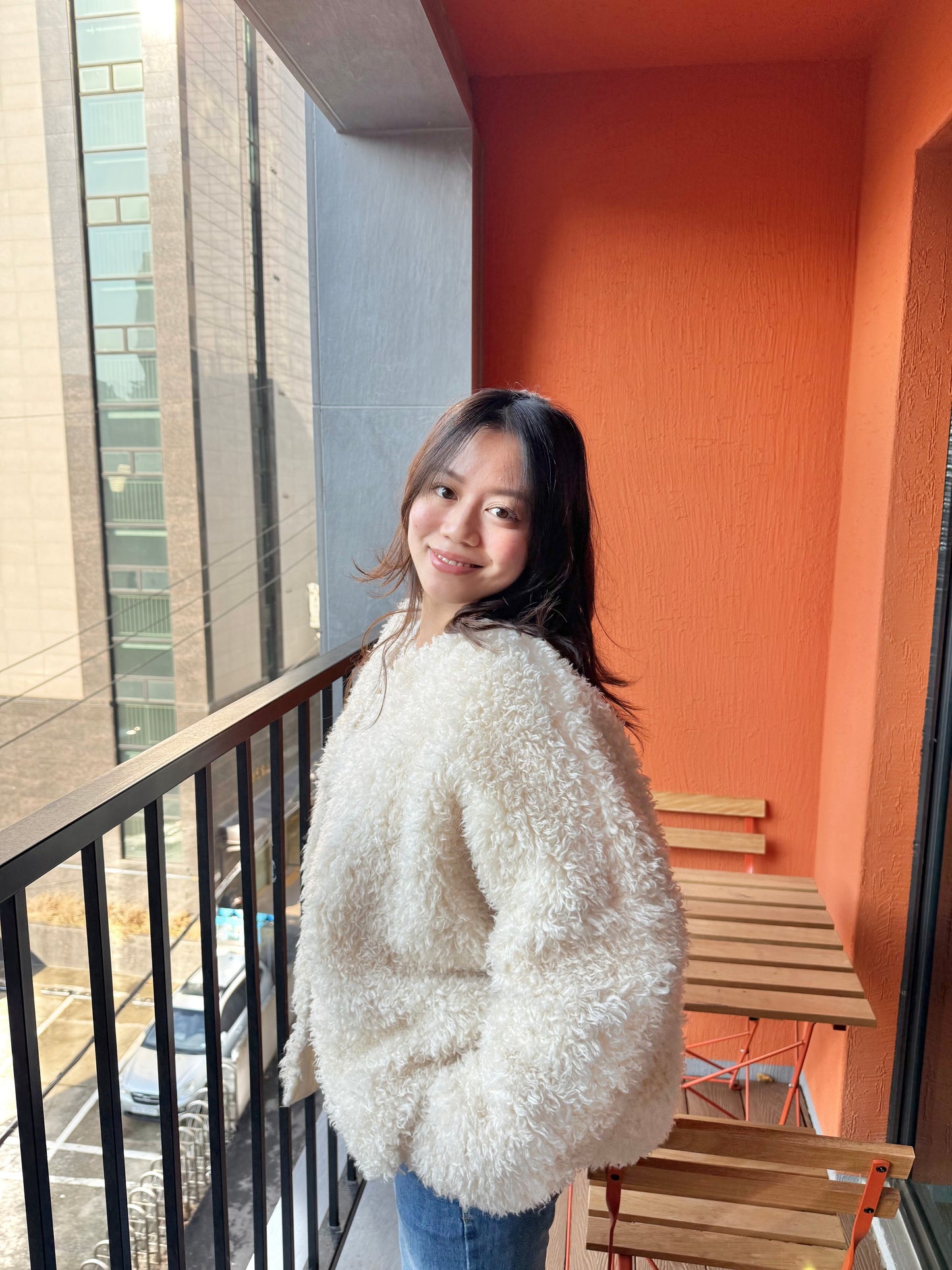 限量🔥🇰🇷𝐂𝐫𝐞𝐚𝐦 𝐂𝐮𝐫𝐥 𝐅𝐥𝐞𝐞𝐜𝐞 𝐉𝐚𝐜𝐤𝐞𝐭｜奶霜大毛毛外套🐑🧸