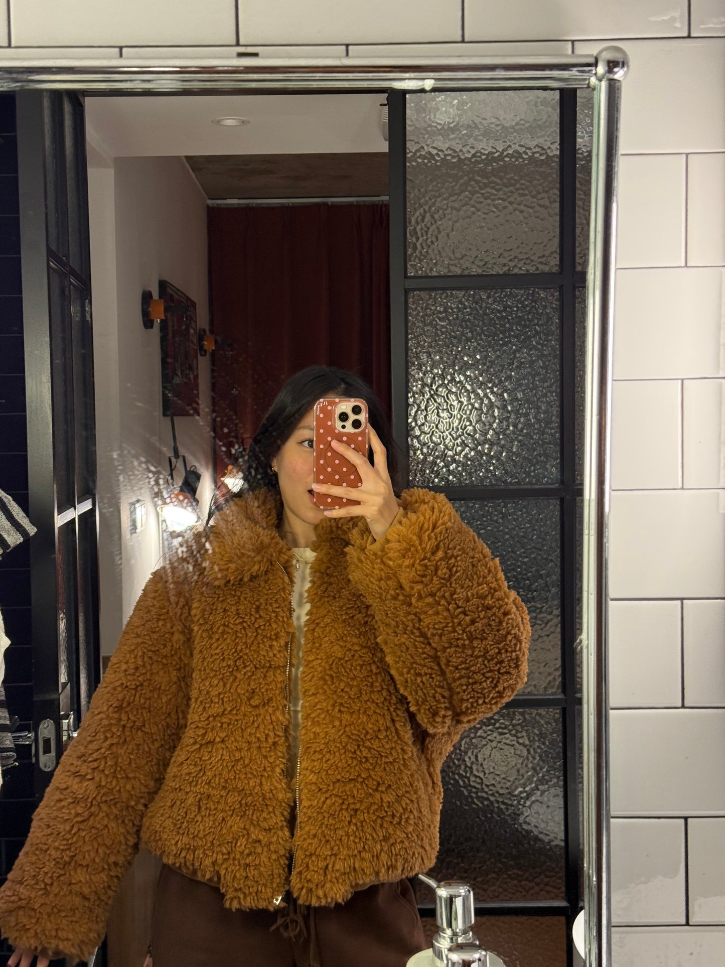 限量🔥 🇰🇷𝐓𝐞𝐝𝐝𝐲 𝐂𝐚𝐫𝐚𝐦𝐞𝐥 𝐉𝐚𝐜𝐤𝐞𝐭｜焦糖泰迪熊超厚毛毛拉鍊外套🧸🤎